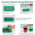 Planters & Pots Greenhouse Transplanting Agricultural Peat Soil Pellets Nutrient Starting Plugs Compressed Outdoor Garden Nursery Blocks Roo